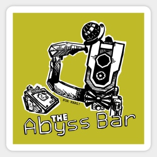 The Abyss Bar with Lloyd and Tip-C Deep Rock Galactic Sticker